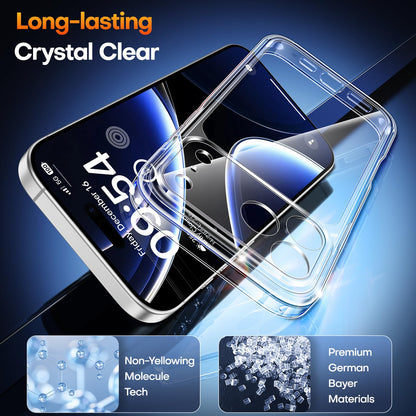 TAURI for iPhone 16 Pro Case, Compatible with MagSafe, Clear