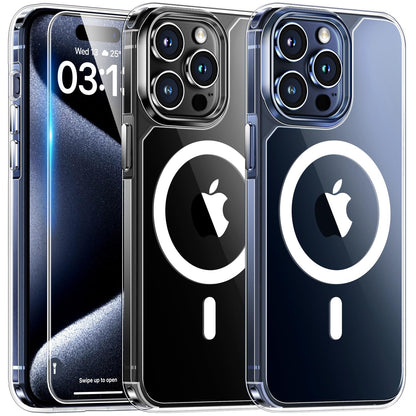 TAURI for iPhone 16 Pro Case, Compatible with MagSafe, Clear