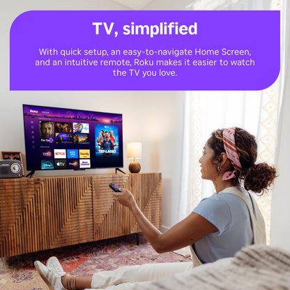 Roku Streaming Stick 4K with Voice Remote - HDR10+ & Dolby Vision