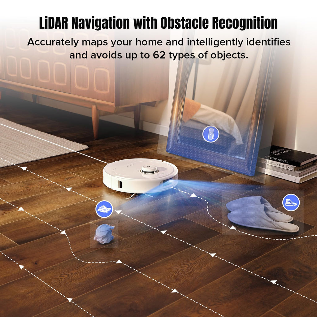roborock Qrevo CurvX Robot Vacuum and Mop, 22,000Pa Suction
