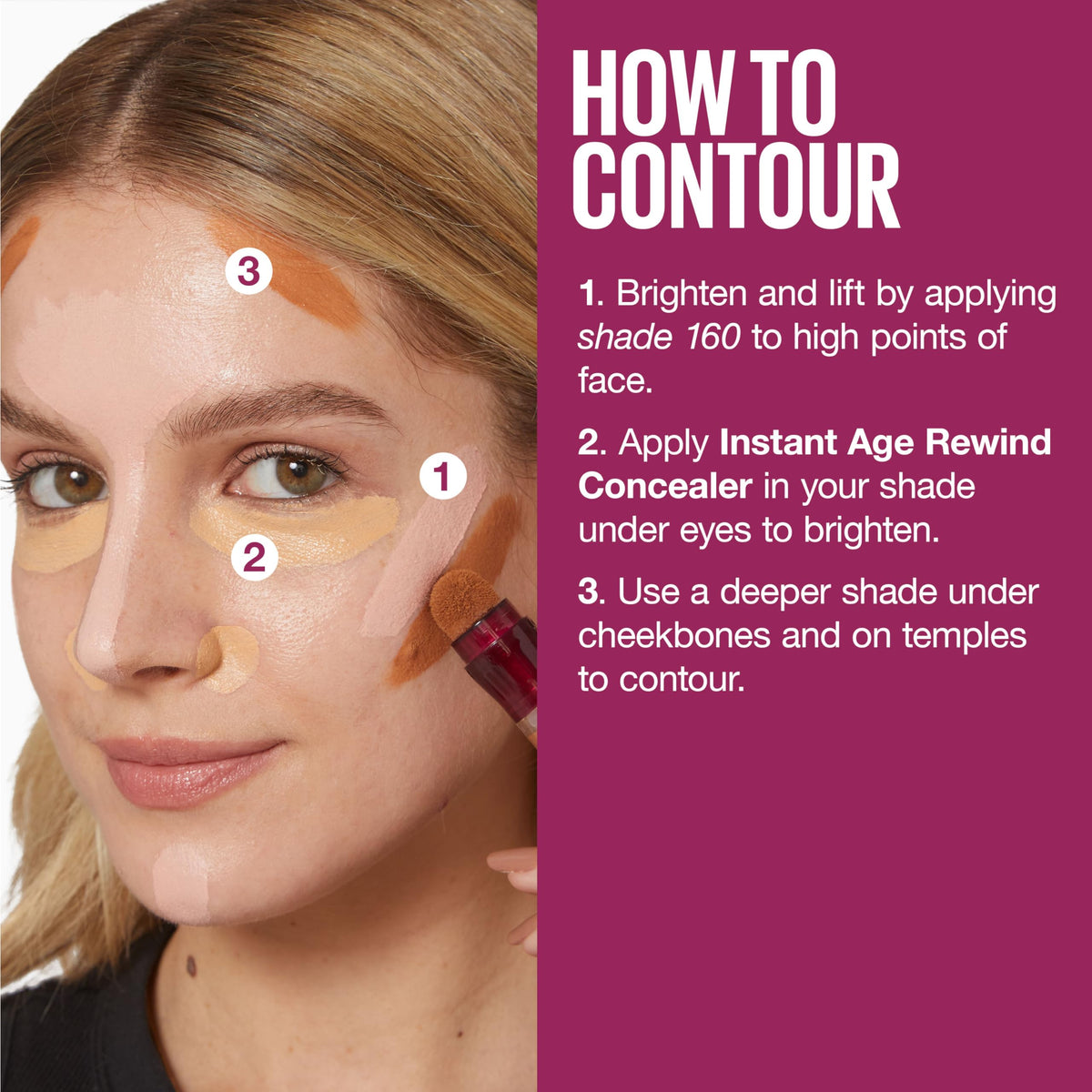 Maybelline Instant Age Rewind Eraser Dark Circles Multi-Use Concealer, 110