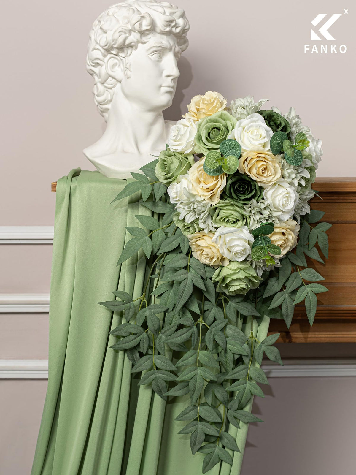 Fall Artificial Flowers DIY Bouquet Combo Faux Rose for Home Decor
