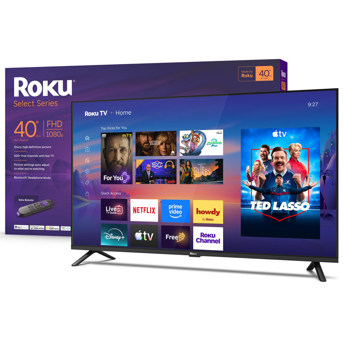 Roku 32-Inch Select Series Smart TV 2026-1080p Full HD TV - RokuTV