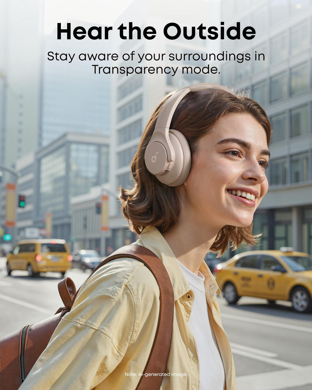soundcore by Anker Q20i Hybrid Active Noise Cancelling Headphones, Black