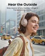 soundcore by Anker Q20i Hybrid Active Noise Cancelling Headphones, Black