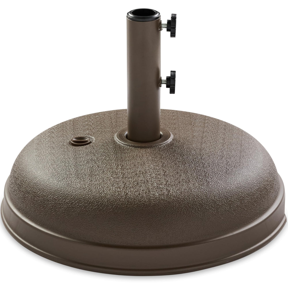 Best Choice Products Fillable Umbrella Base Stand Round Sunburst Plastic Patio Umbrella Base Stand, Pole Holder for Outdoor, Lawn w/ 55lbs Weight Capacity, Adjustment Knob