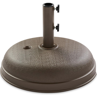 Best Choice Products Fillable Umbrella Base Stand Round Sunburst Plastic Patio Umbrella Base Stand, Pole Holder for Outdoor, Lawn w/ 55lbs Weight Capacity, Adjustment Knob