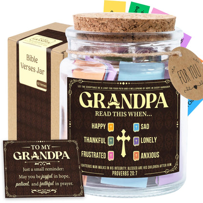 Read This When Bible Verses Jar – Birthday Gifts for Women, Christian Gifts, Christmas Gift for Women, Gift for Mom from Daughter