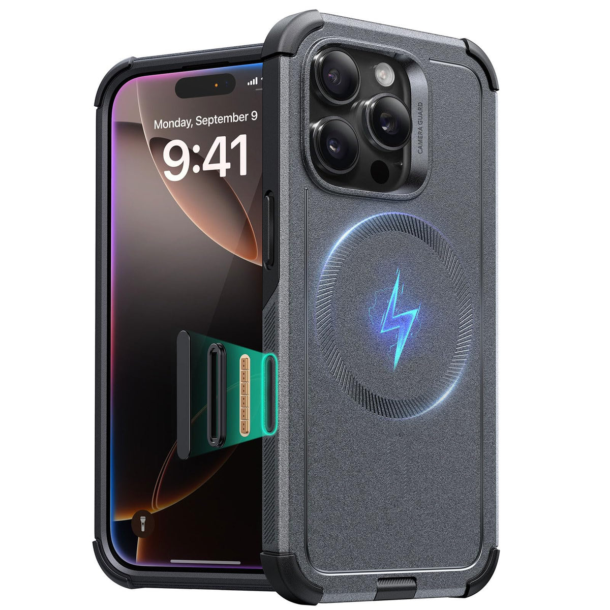 ESR Cyber Tough for iPhone 18 Pro Max/17 Pro Max Case, Black