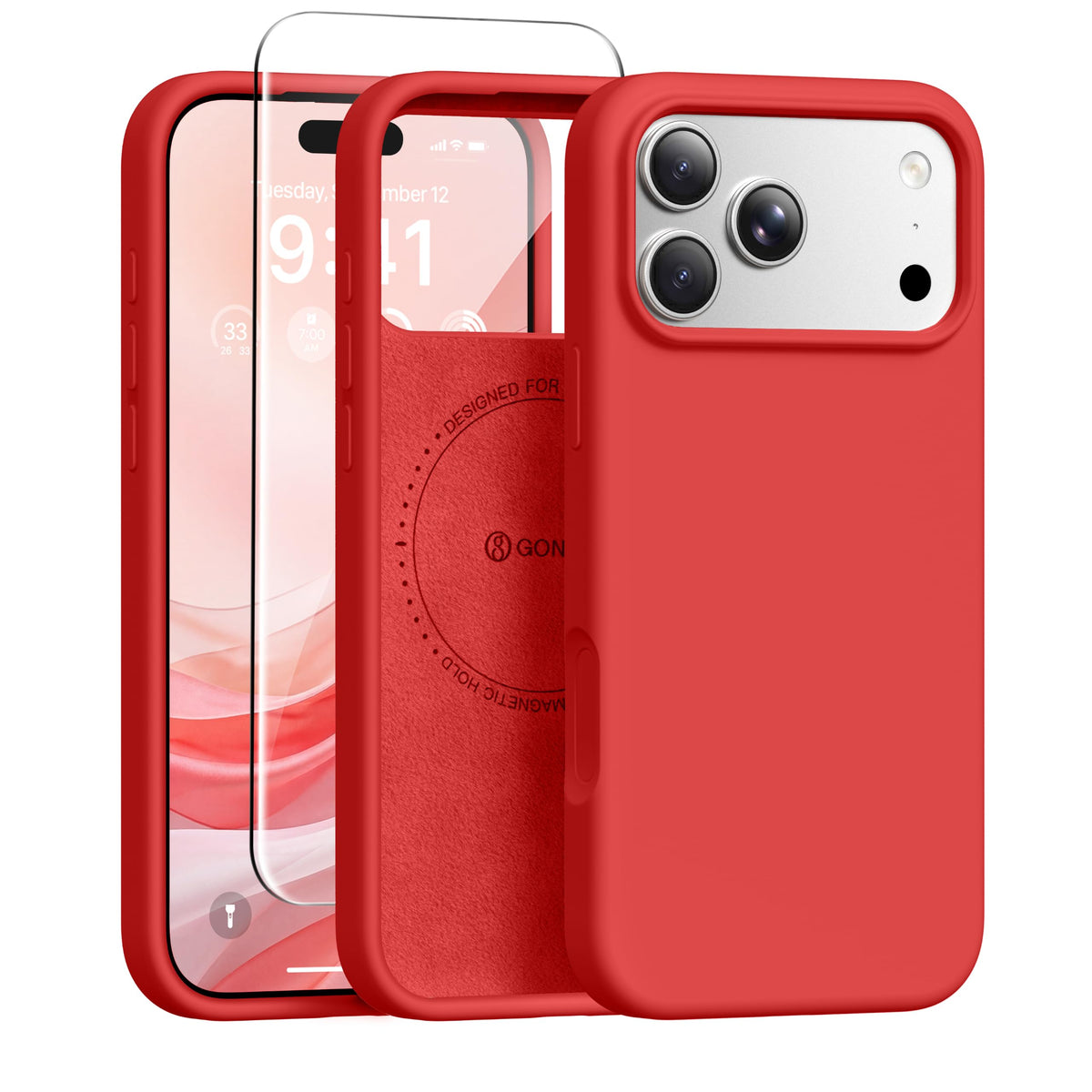 GONEZ for iPhone 18 Pro Max Case/iPhone 17 Pro Max Case, Mist Blue