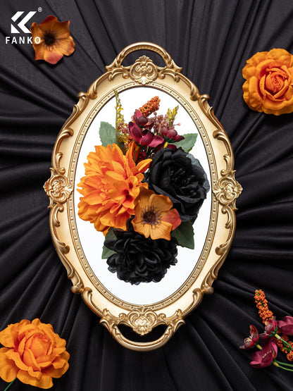 Fall Artificial Flowers DIY Bouquet Combo Faux Rose for Home Decor