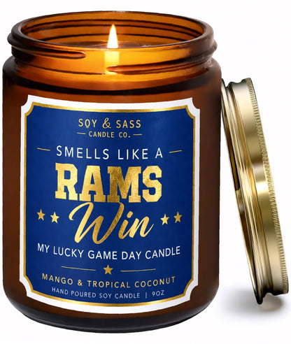Vikings Gifts for Women / Men - Smells like a Vikings Win Candle, USA Made