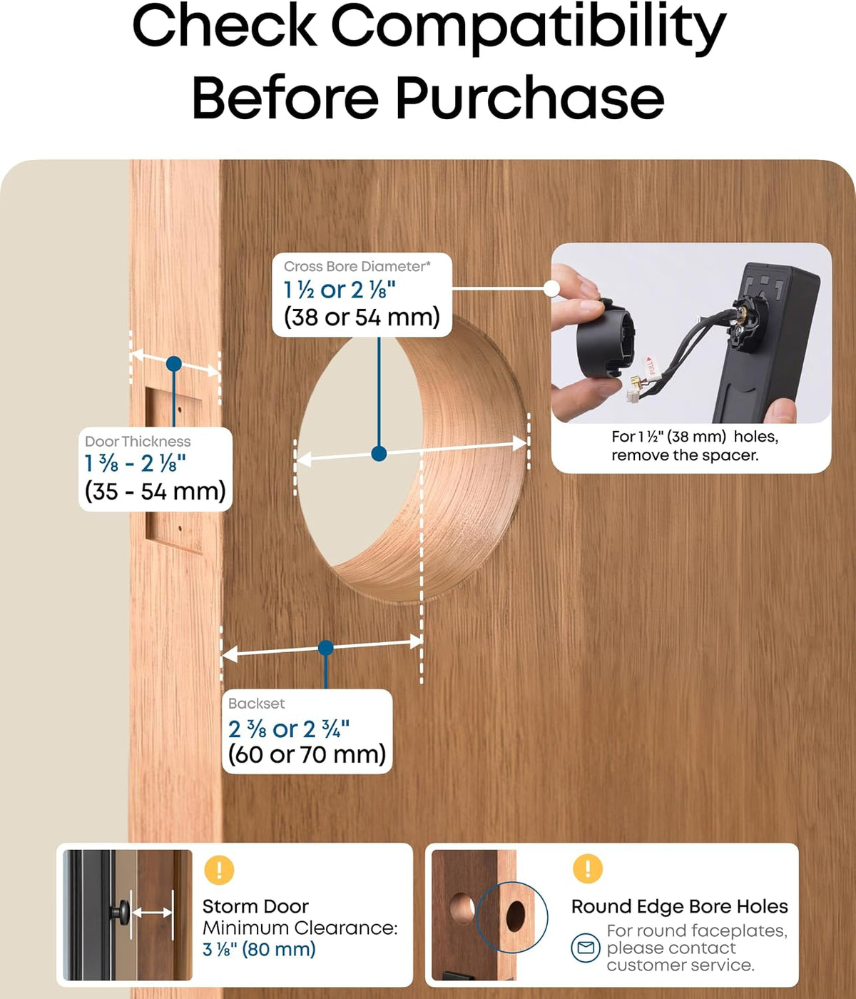 eufy Security Smart Lock FamiLock C32, Fingerprint Keyless Lock with Handle