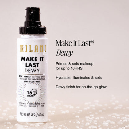Milani Make It Last Microfine Mist Setting Spray for Makeup - 16 Hour Wear