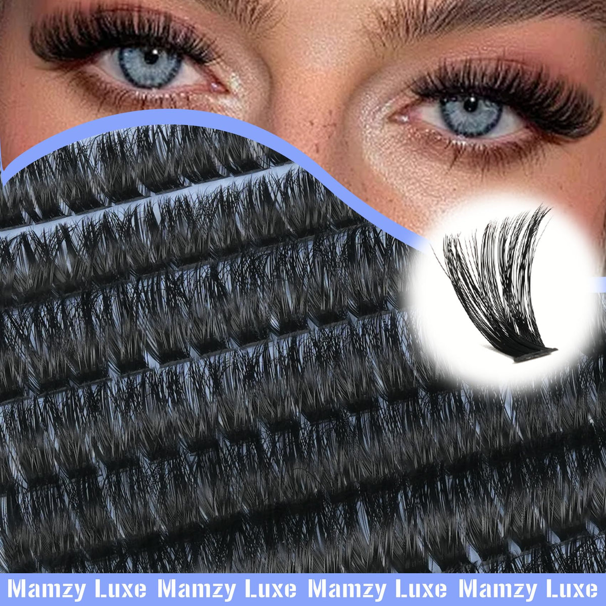 Lash Clusters Wispy 60D Eyelash Clusters 10-18mm Fluff Cluster Eyelash Extensions D Curl No Plastic Feel Individual Lashes Extension 240 Pcs Versatile False Eyelashes Clusters