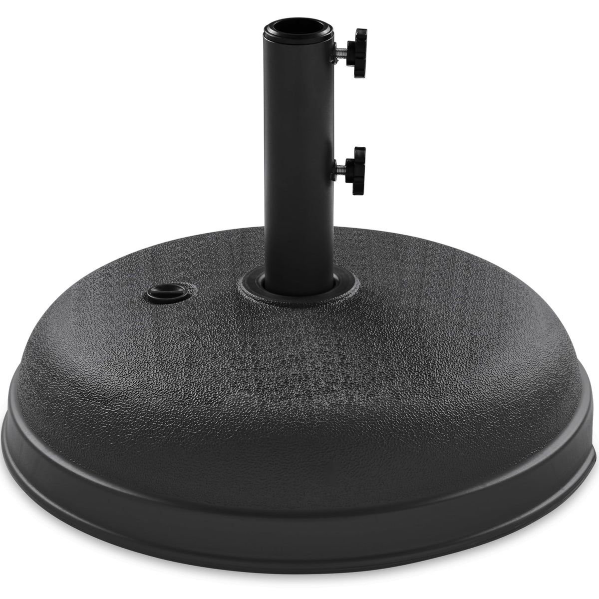 Best Choice Products Fillable Umbrella Base Stand Round Sunburst Plastic Patio Umbrella Base Stand, Pole Holder for Outdoor, Lawn w/ 55lbs Weight Capacity, Adjustment Knob