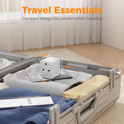 TESSAN Universal Travel Adapter Worldwide with 2 USB C and 2 USB A Ports