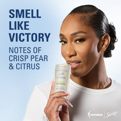 Secret Clinical Antiperspirant Deodorant for Women, Completely Clean 2.6 oz