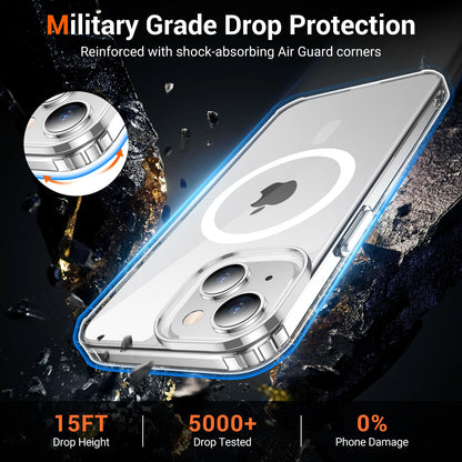 Temdan for iPhone AIR Case with Screen Protector Beige