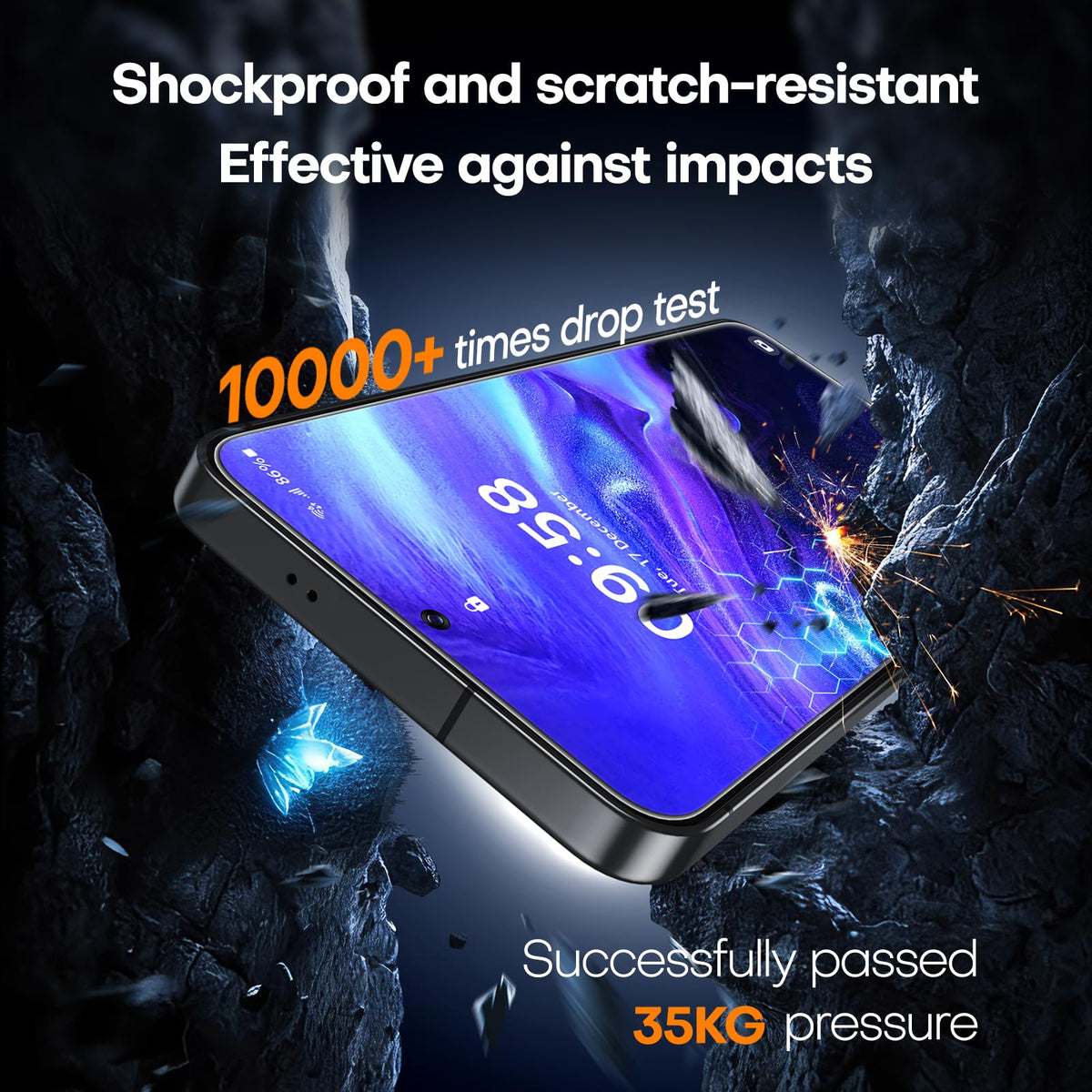 TAURI 2 Pack for Samsung Galaxy Z Fold 8 Ultra Privacy Screen Protector