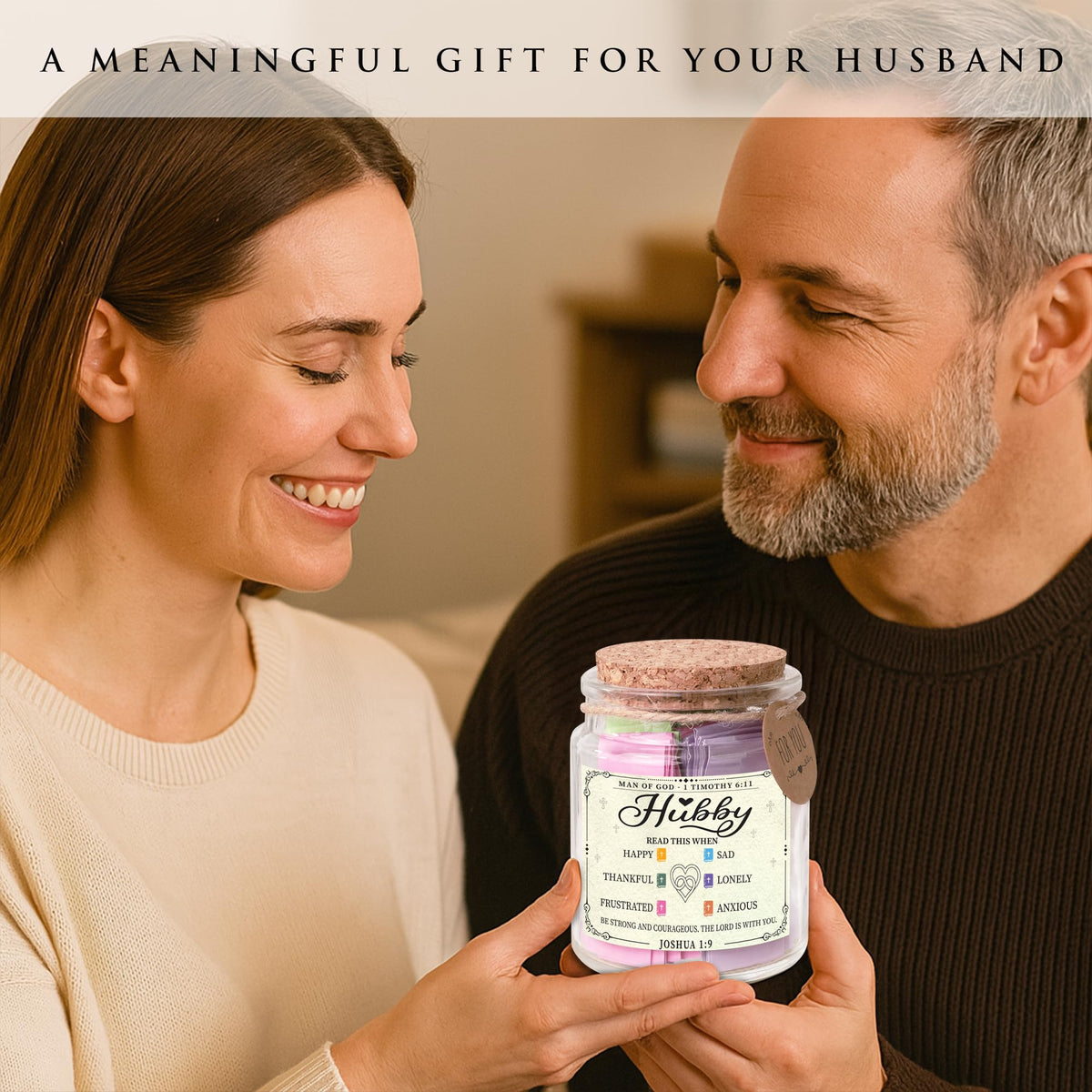 Read This When Bible Verses Jar – Birthday Gifts for Women, Christian Gifts, Christmas Gift for Women, Gift for Mom from Daughter