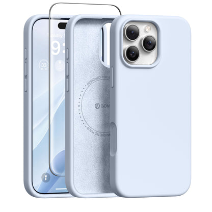 GONEZ for iPhone 18 Pro Max Case/iPhone 17 Pro Max Case, Mist Blue