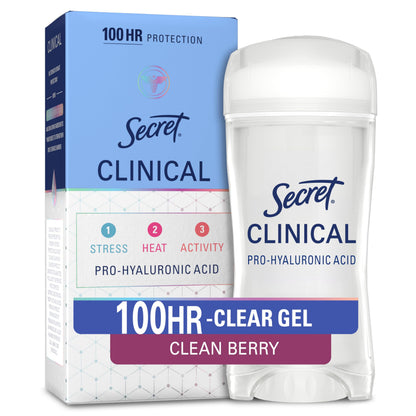 Secret Clinical Antiperspirant Deodorant, Completely Clean 2.6 oz Pack of 2