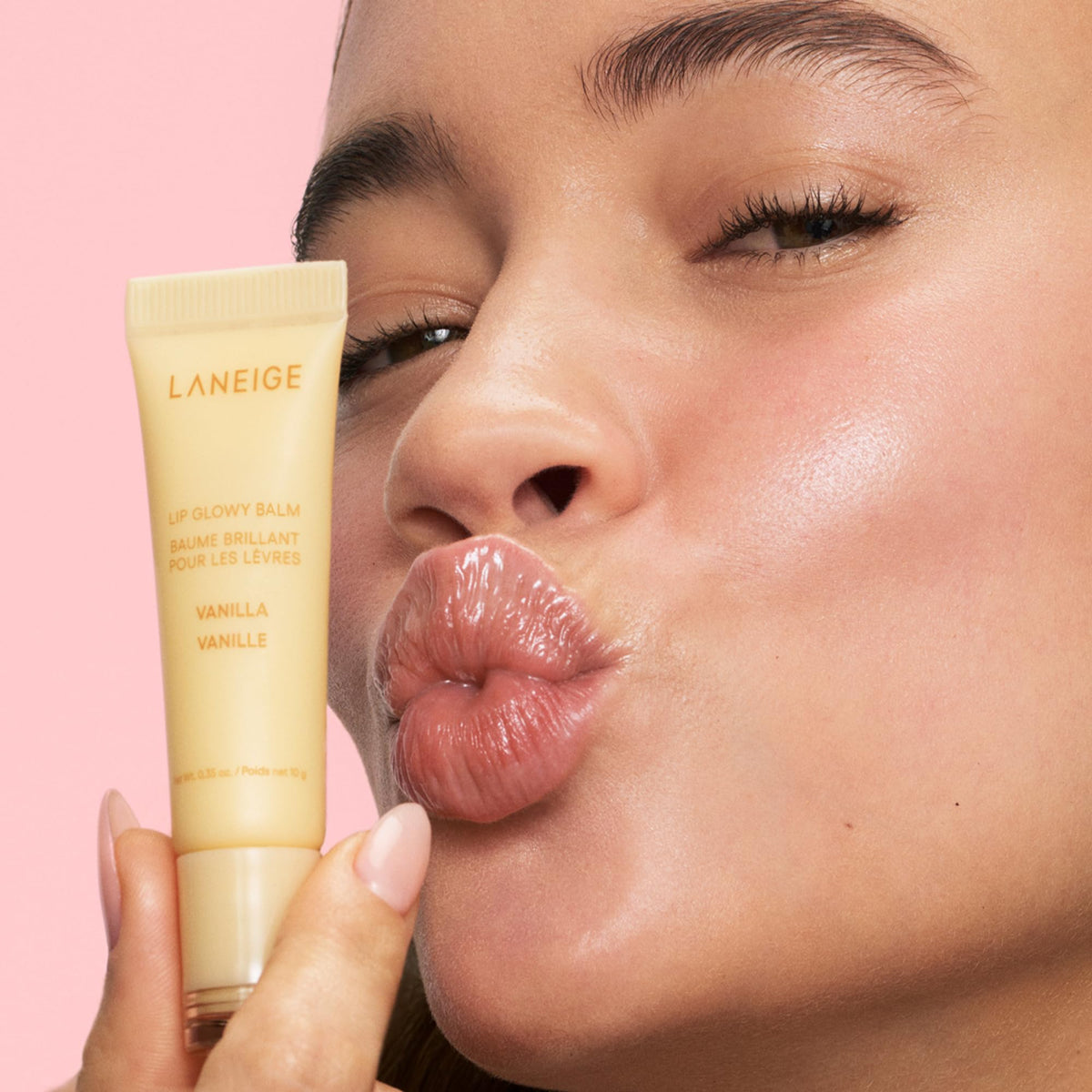 LANEIGE Lip Glowy Balm | Sheer Tinted Lip Treatment Balm Tube