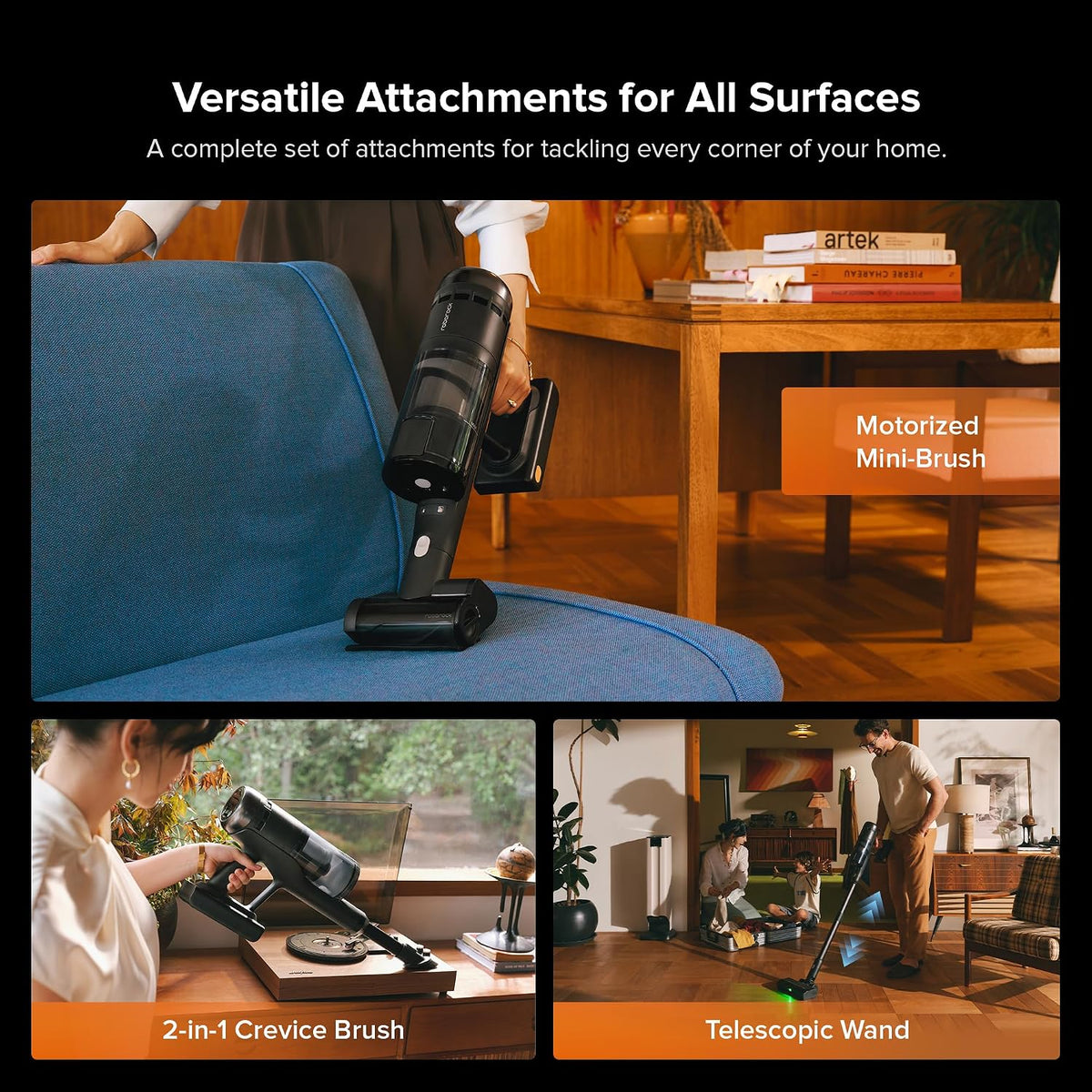 roborock H60 Hub Ultra-N Cordless Stick Vacuum with Auto-Empty Dock, 210AW