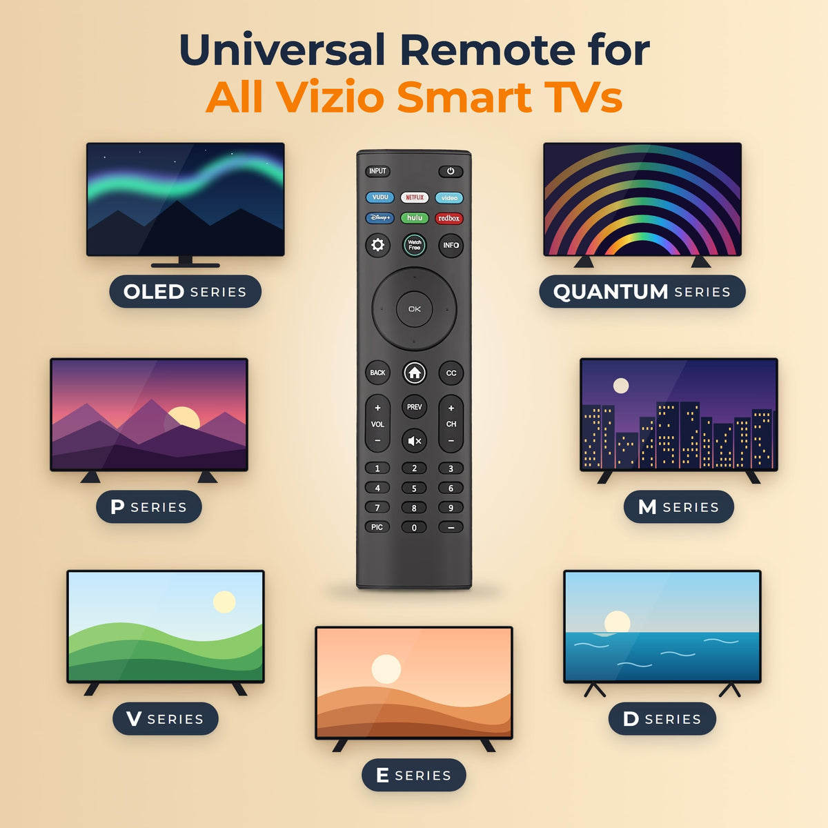 Replacement for LG TV Remote, for All 2019-2025 LG Remote Control for Smart TV with Voice and Pointer Function, for LG Magic Remote. 1-Year Warranty.