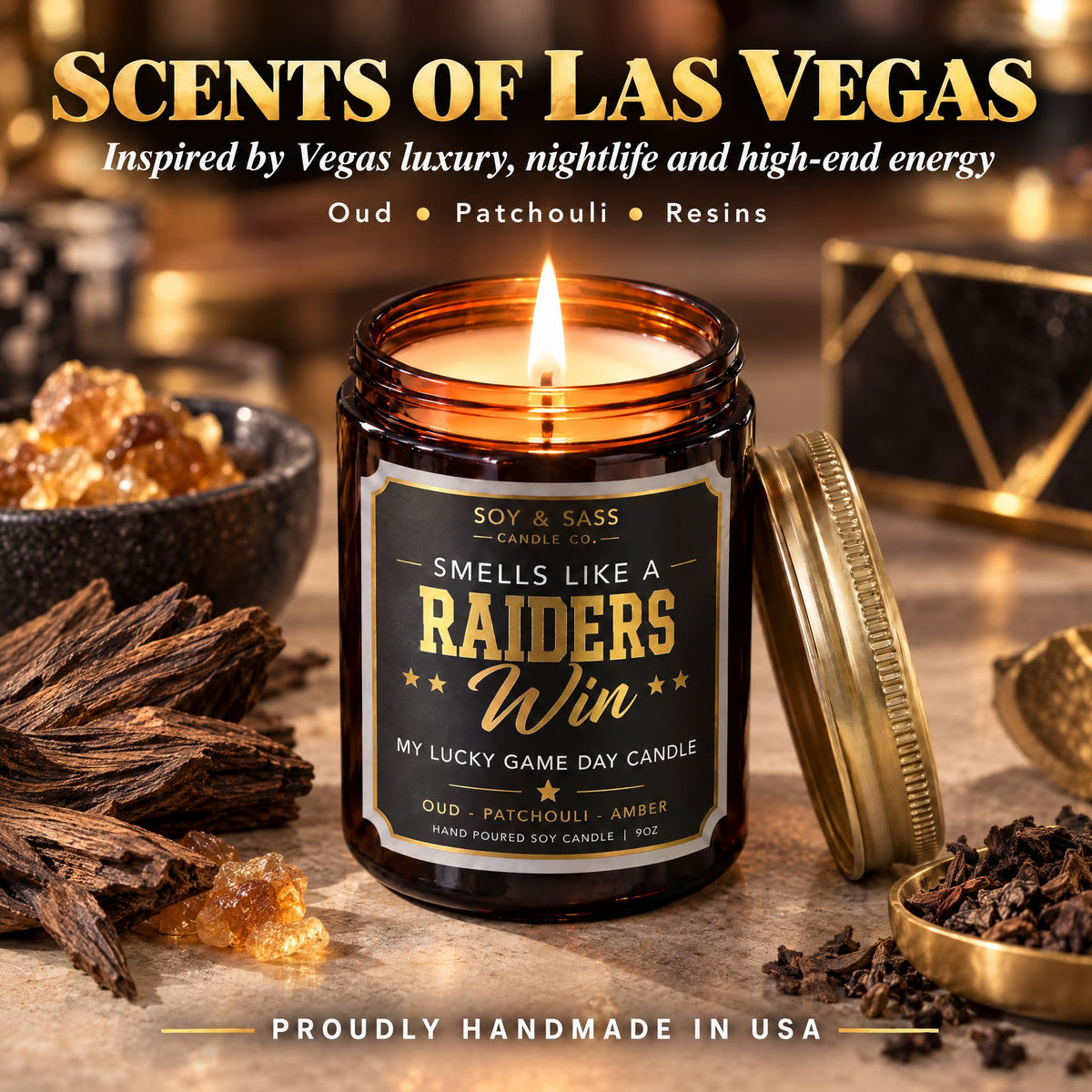 Vikings Gifts for Women / Men - Smells like a Vikings Win Candle, USA Made