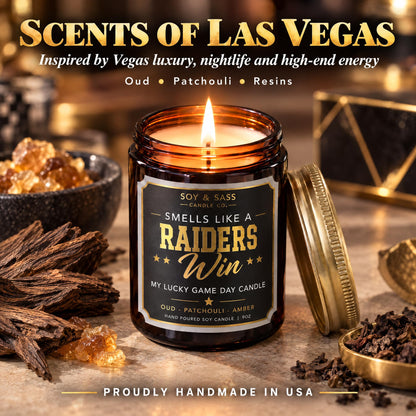 Vikings Gifts for Women / Men - Smells like a Vikings Win Candle, USA Made