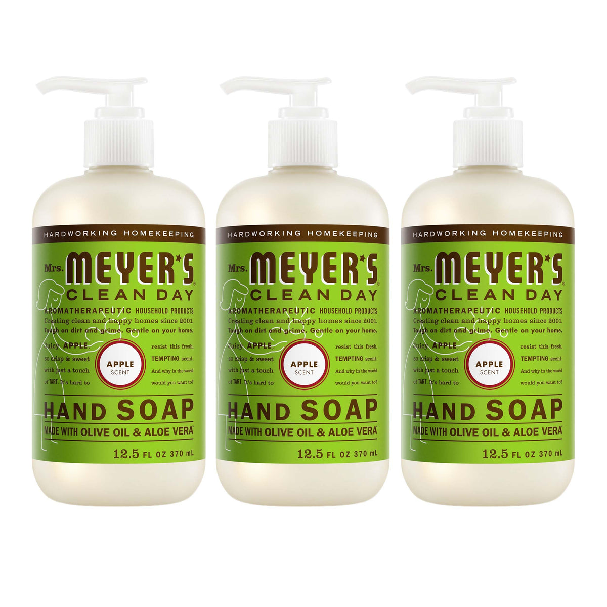 MRS. MEYER'S CLEAN DAY Hand Soap Refill, Lemon Verbena Scent, 33 Fl Oz Bottle