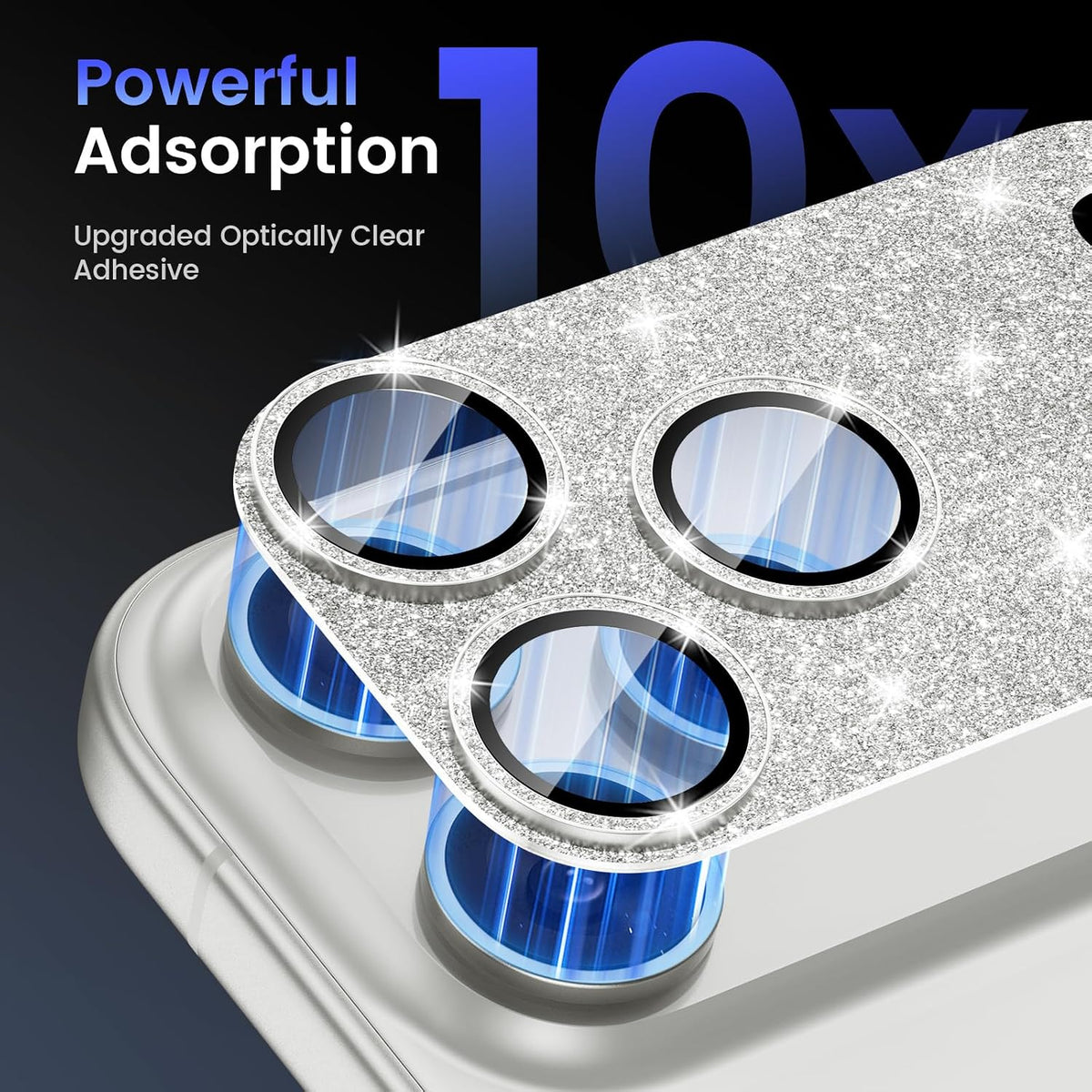 Tensea for iPhone 15 Pro Max/iPhone 15 Pro Camera Lens Protector