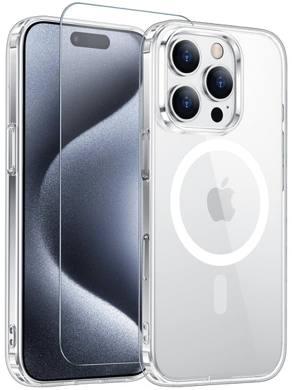 Temdan for iPhone AIR Case with Screen Protector Beige