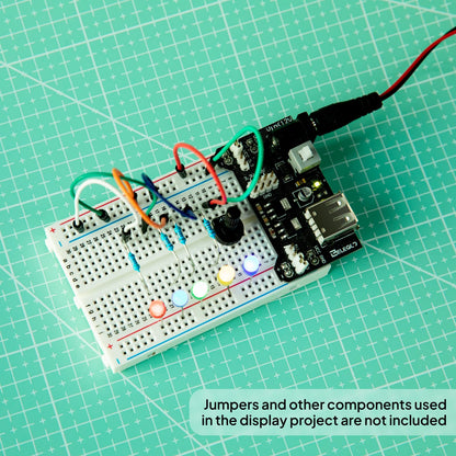 ELEGOO 400 Point Solderless Breadboard Kit, Small Prototyping Boards 6PCS
