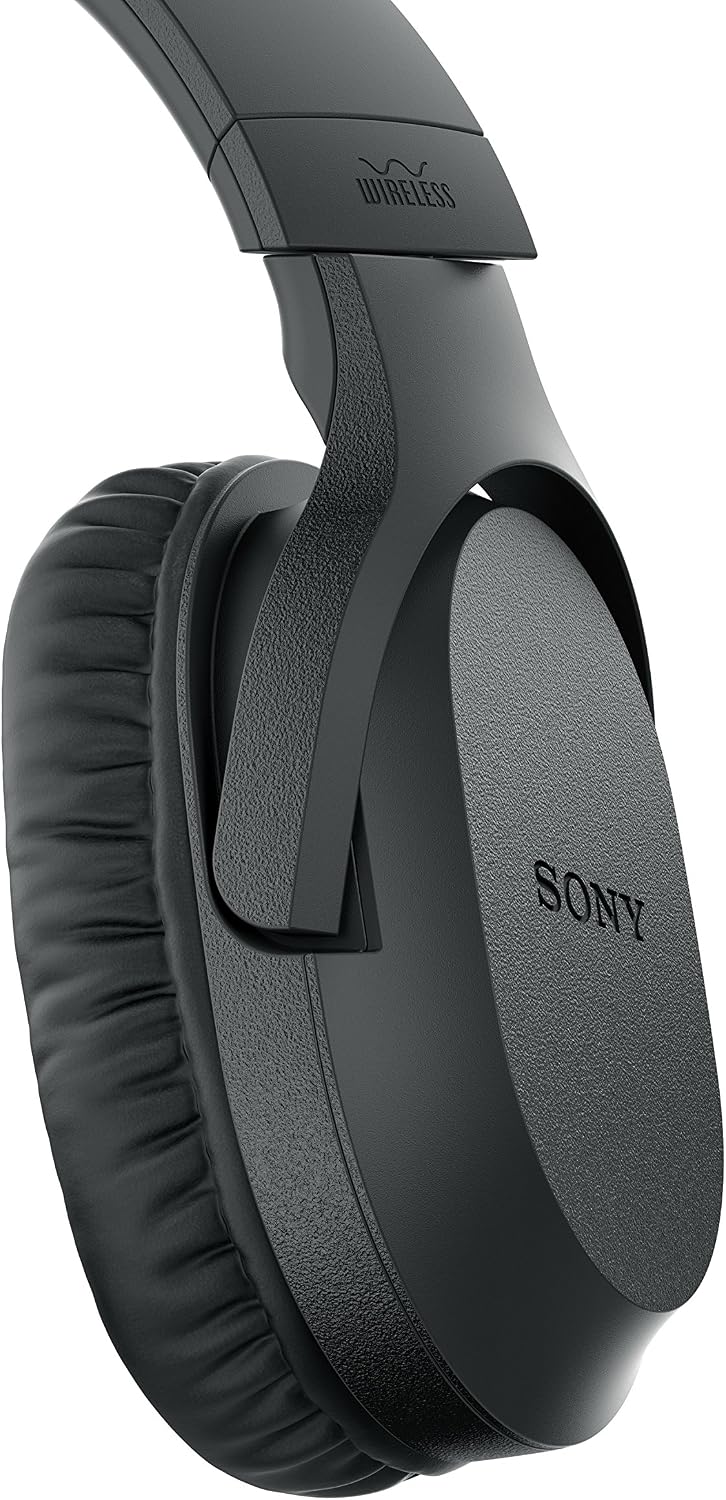 Sony RF400 Wireless Home Theater Headphones for Watching TV WHRF400, Black