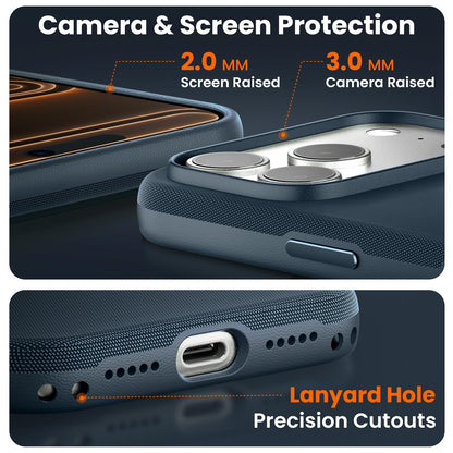 Mkeke for iPhone 17 Pro Max Case Techwoven Green, [Compatible with MagSafe] [Camera Control Cover] [Premium Tech Woven Fabric] [Drop Protection] Shockproof Skin-Friendly