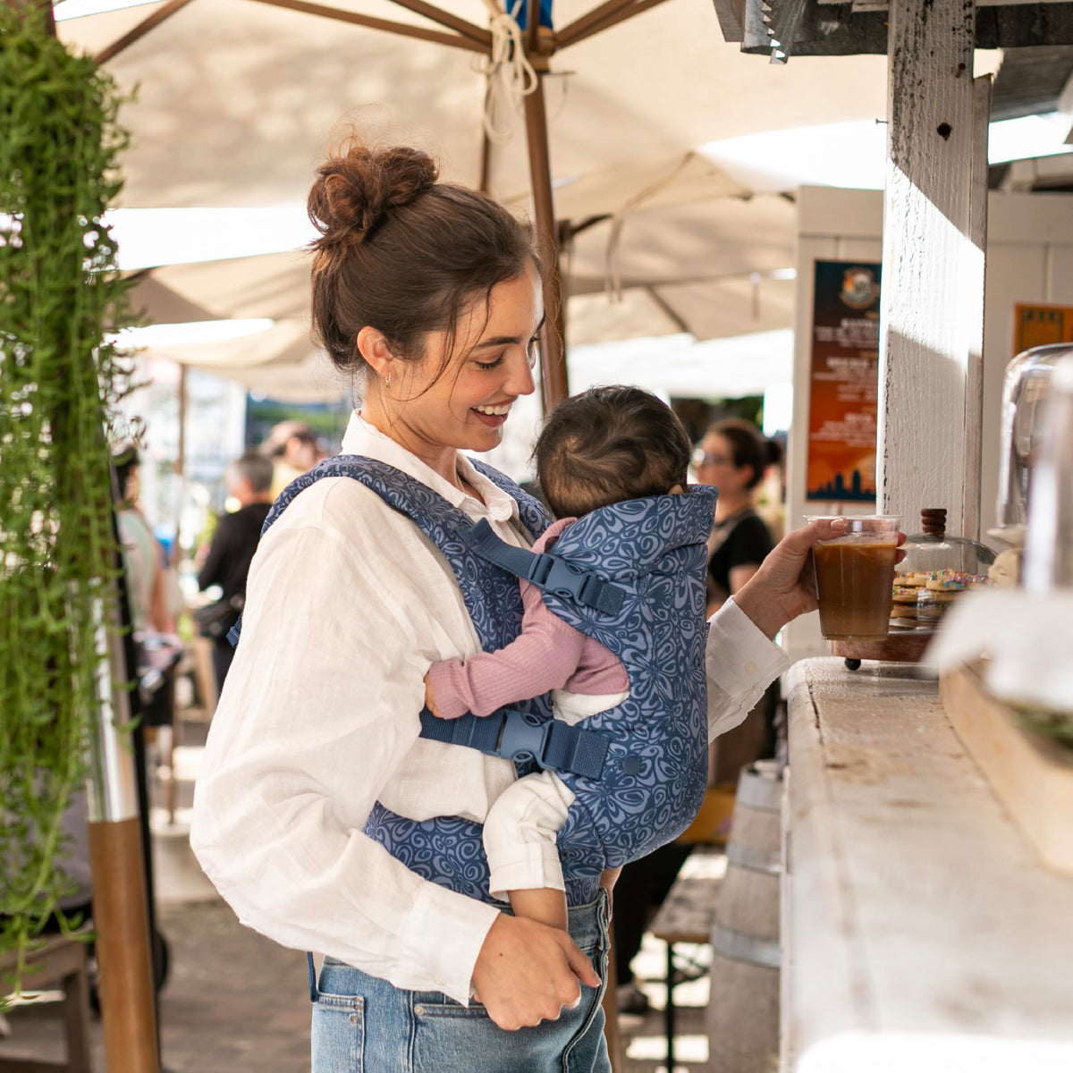 Infantino Flip 4-in-1 Baby Carrier Convertible Ergonomic, Gray