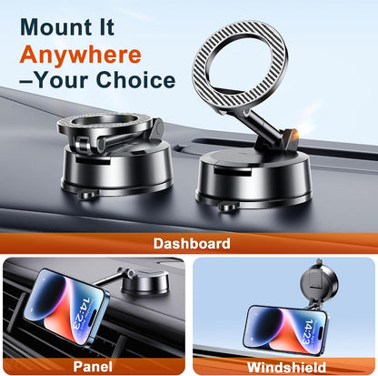 Qifutan Dash Mounted Holders Phone Holders for Your Car Phone Mount for Car Windshield Dashboard Air Vent Universal Pads Mats Mounts Hands Free Automobile Cell Phone Holder Fit for iPhone Smartphone