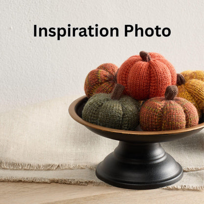 Mini Knit Pumpkins Set of 5, Fall Décor (Autumn Set)