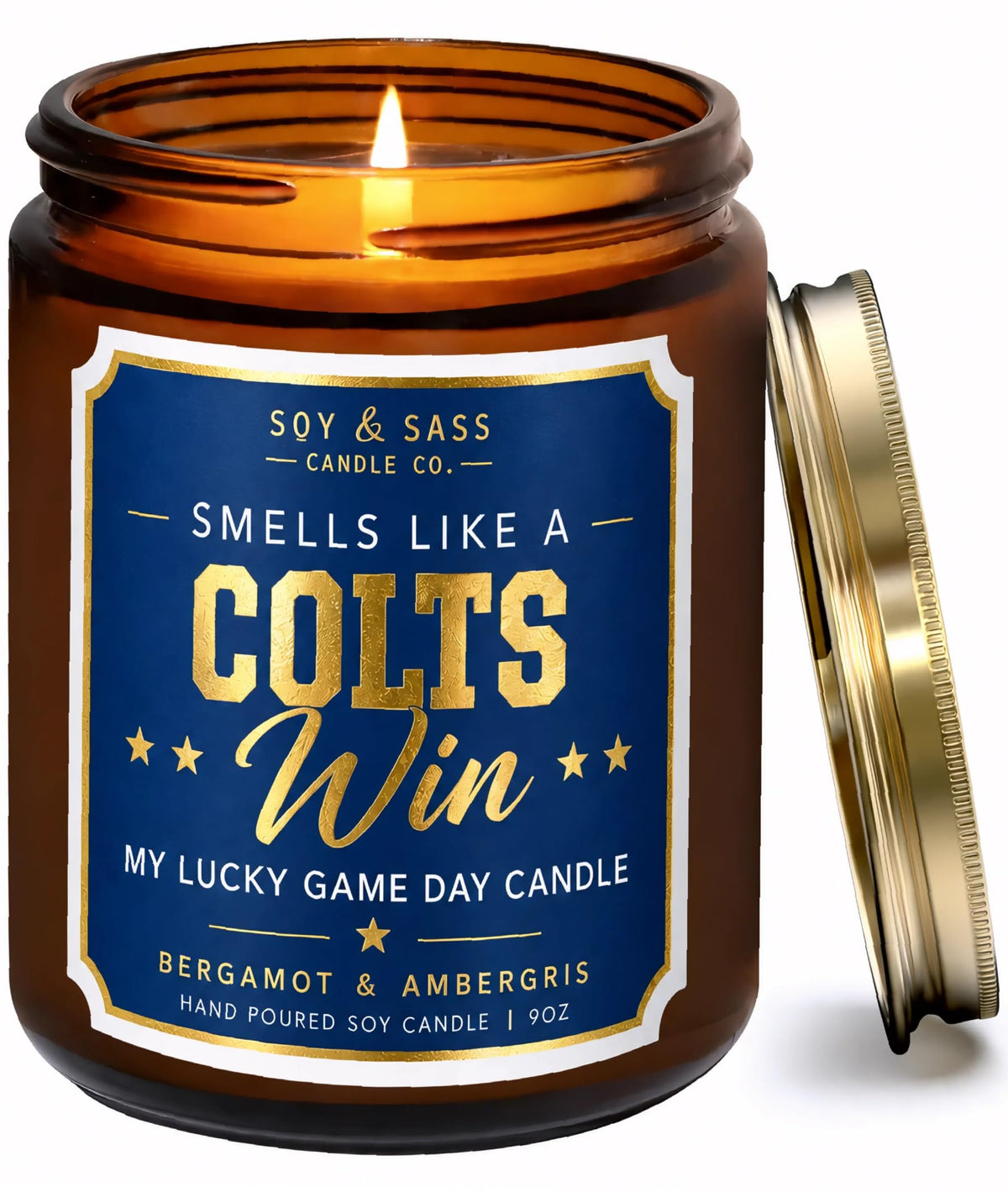 Vikings Gifts for Women / Men - Smells like a Vikings Win Candle, USA Made