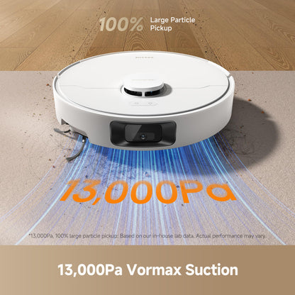 dreame D20 Pro Plus Robot Vacuum and Mop, Detangling DuoBrush for Pet Hair