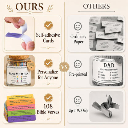 Read Me When Bible Verse Jar for Daily Encouragement