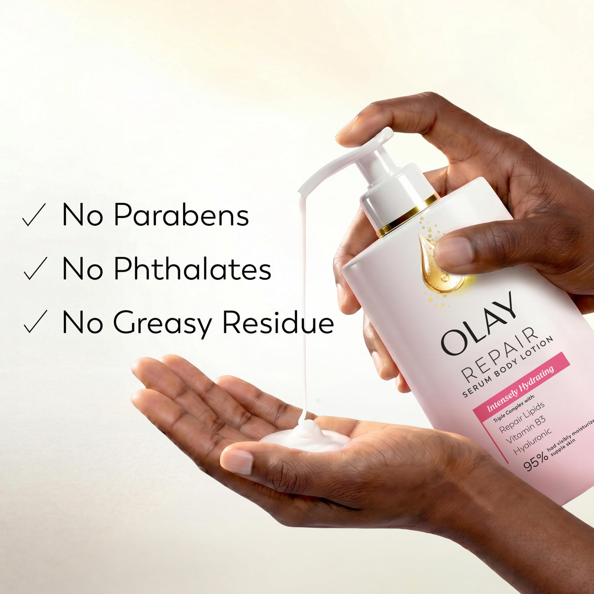 Olay Super Serum Hand & Body Lotion, Luminous & Resilient Skin, 17 fl oz