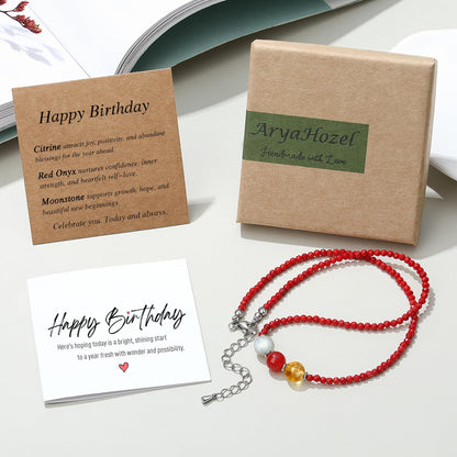 Healing Crystal Beaded Necklaces for Women Christmas Gift