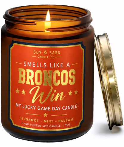 Vikings Gifts for Women / Men - Smells like a Vikings Win Candle, USA Made