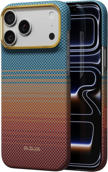 pitaka for iPhone 18 Pro Case 6.3" with Caseless Feeling, Abyss Blue
