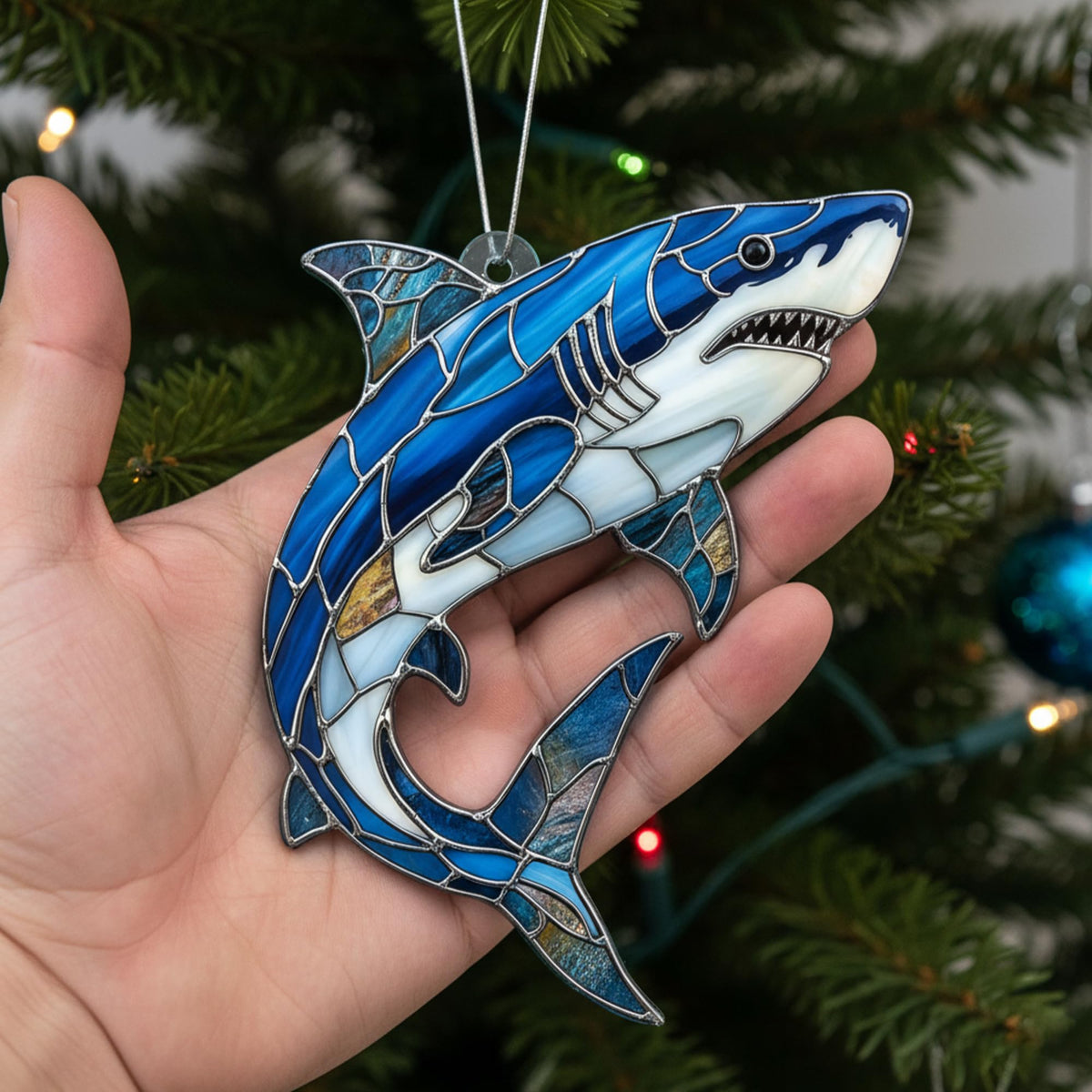 Sea Turtle Gift for Women, Mom & Daughter Christmas Ornament with Card
