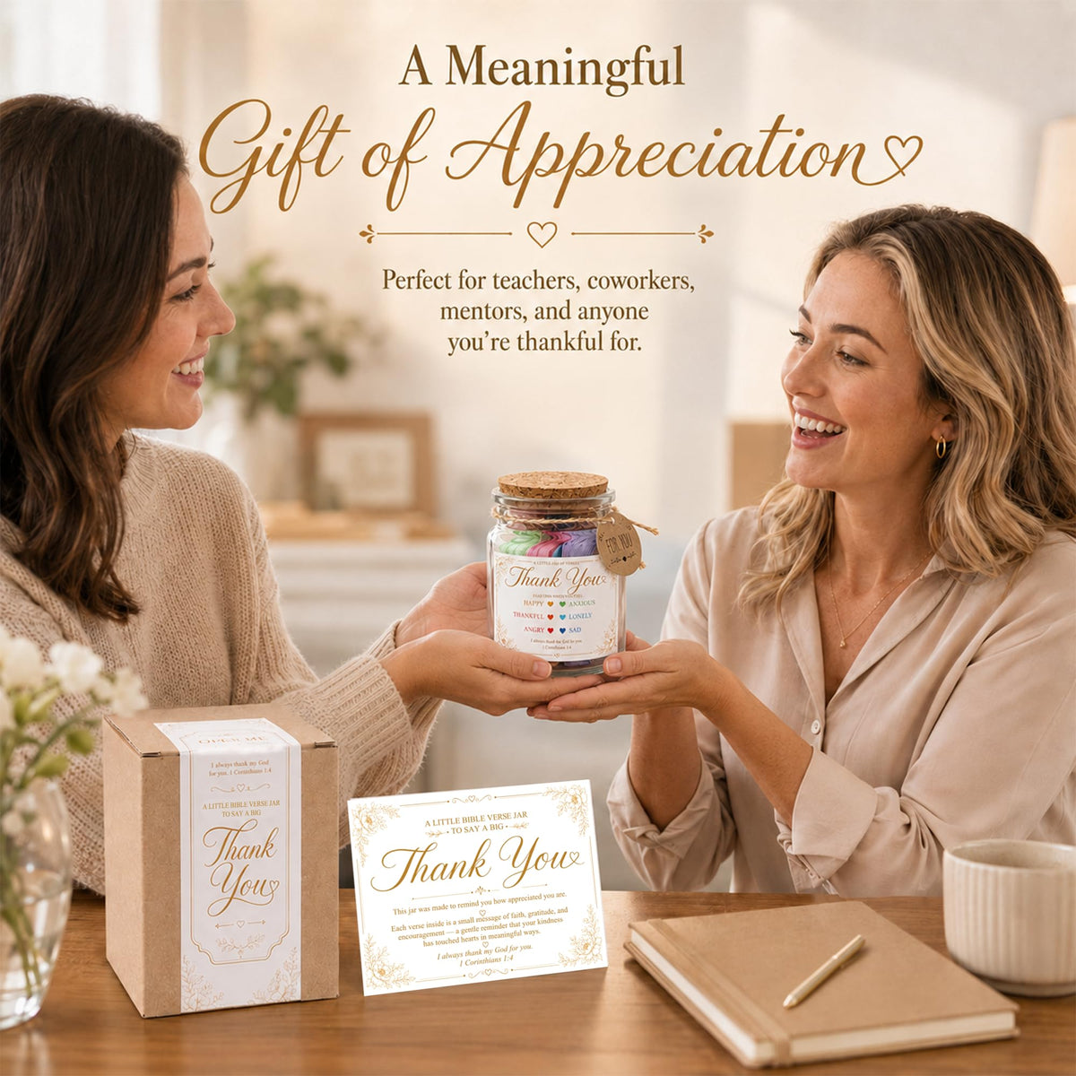 Read This When Bible Verses Jar – Birthday Gifts for Women, Christian Gifts, Christmas Gift for Women, Gift for Mom from Daughter